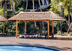 Example: 12x24 African Reed Tiki Hut